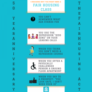 5 reasons you need a fair housing course - social media